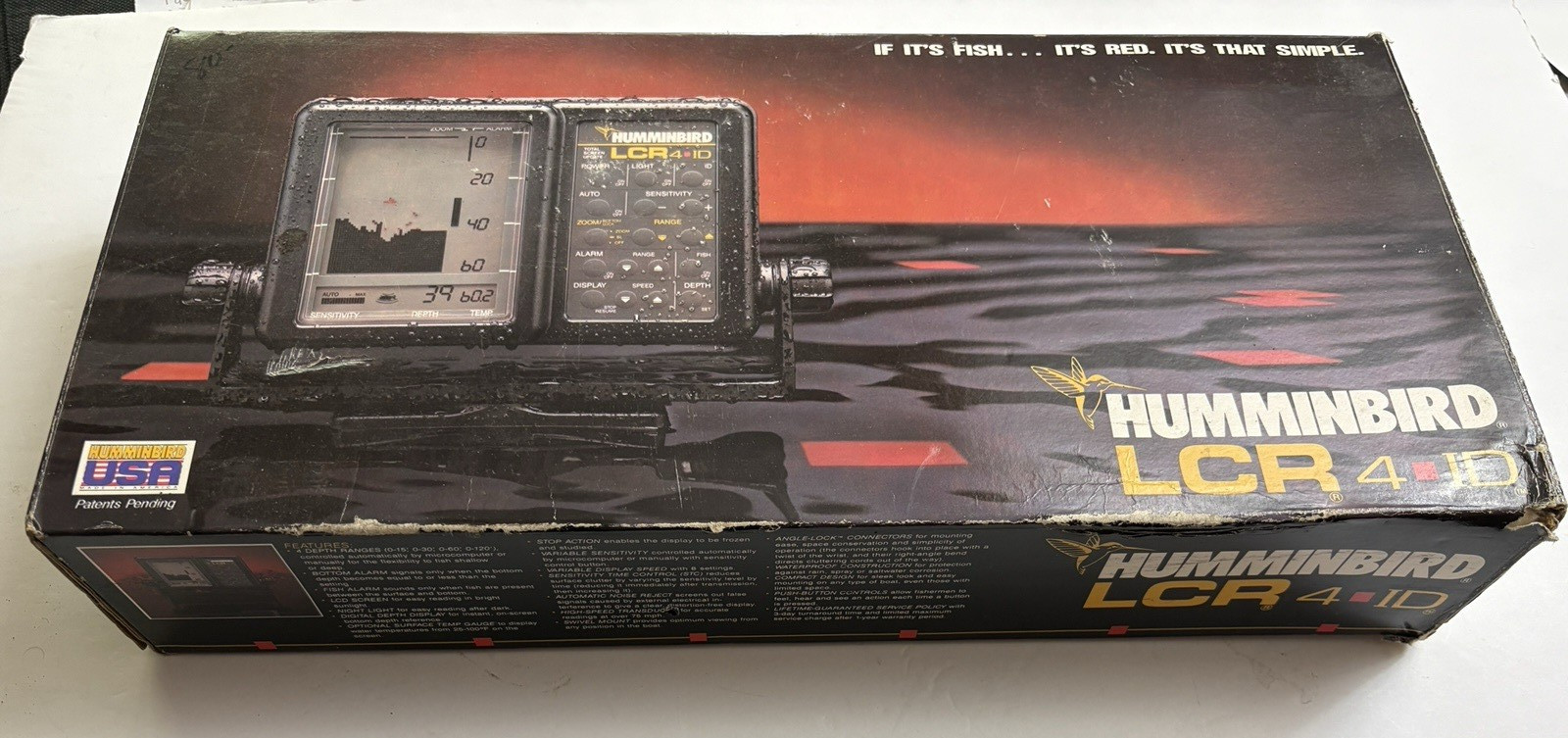 NEW Humminbird 4ID with Transducer & Hardware NiB