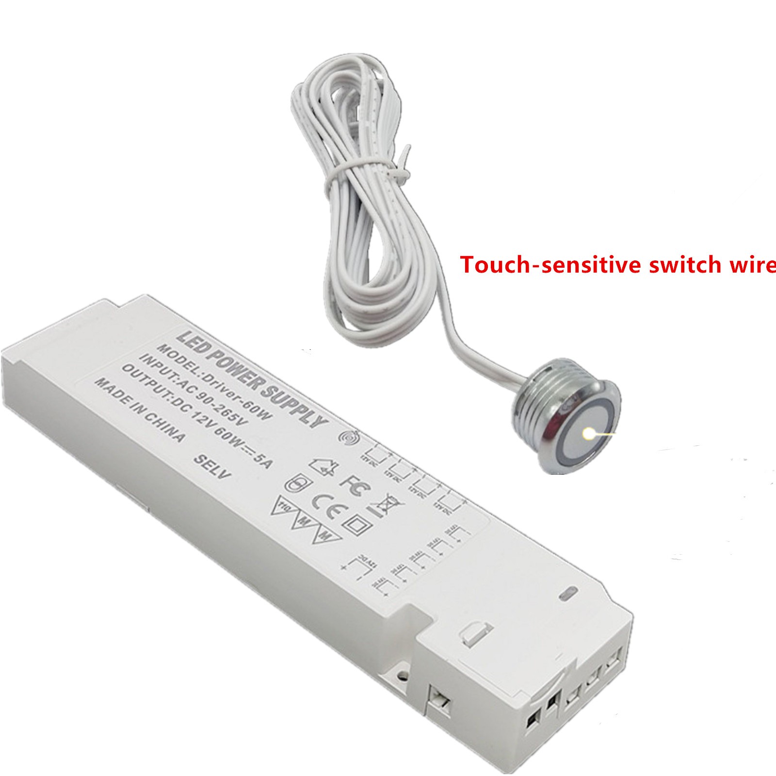 Multiple Sensor Modes Power Supply for LED Light Strip Switch Transformer