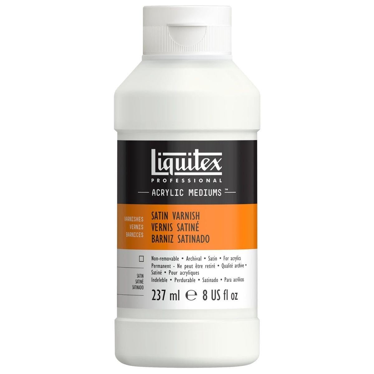 Liquitex Professional Satin Varnish, 237ml (8-oz) 8 Fl Oz (Pack of 1),