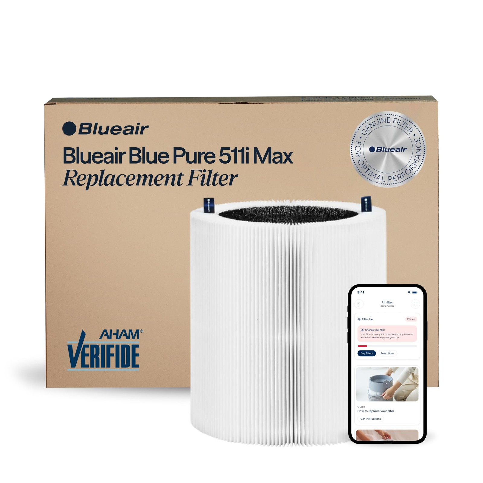 Home Air Purifier Filter Replacement - Blueair Blue Pure 511i Max 111179