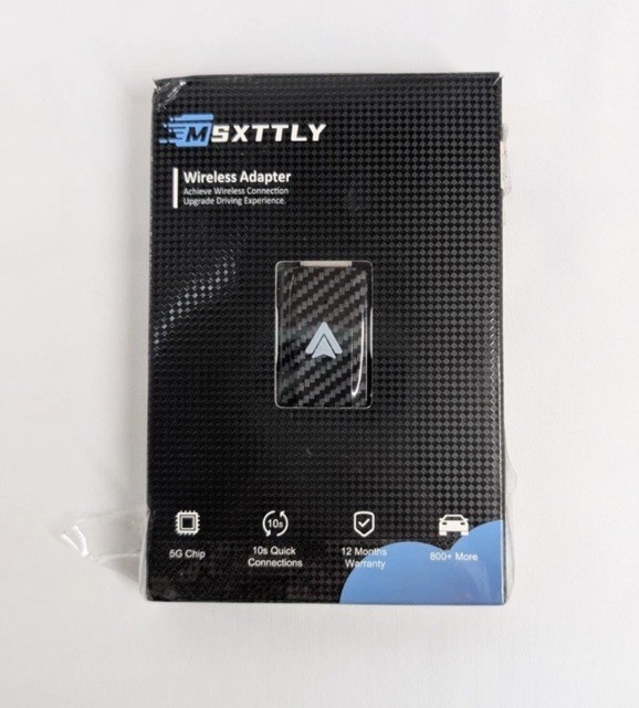 3in1 Wireless CarPlay Android Auto Adapter, Dongle Video Box for Black