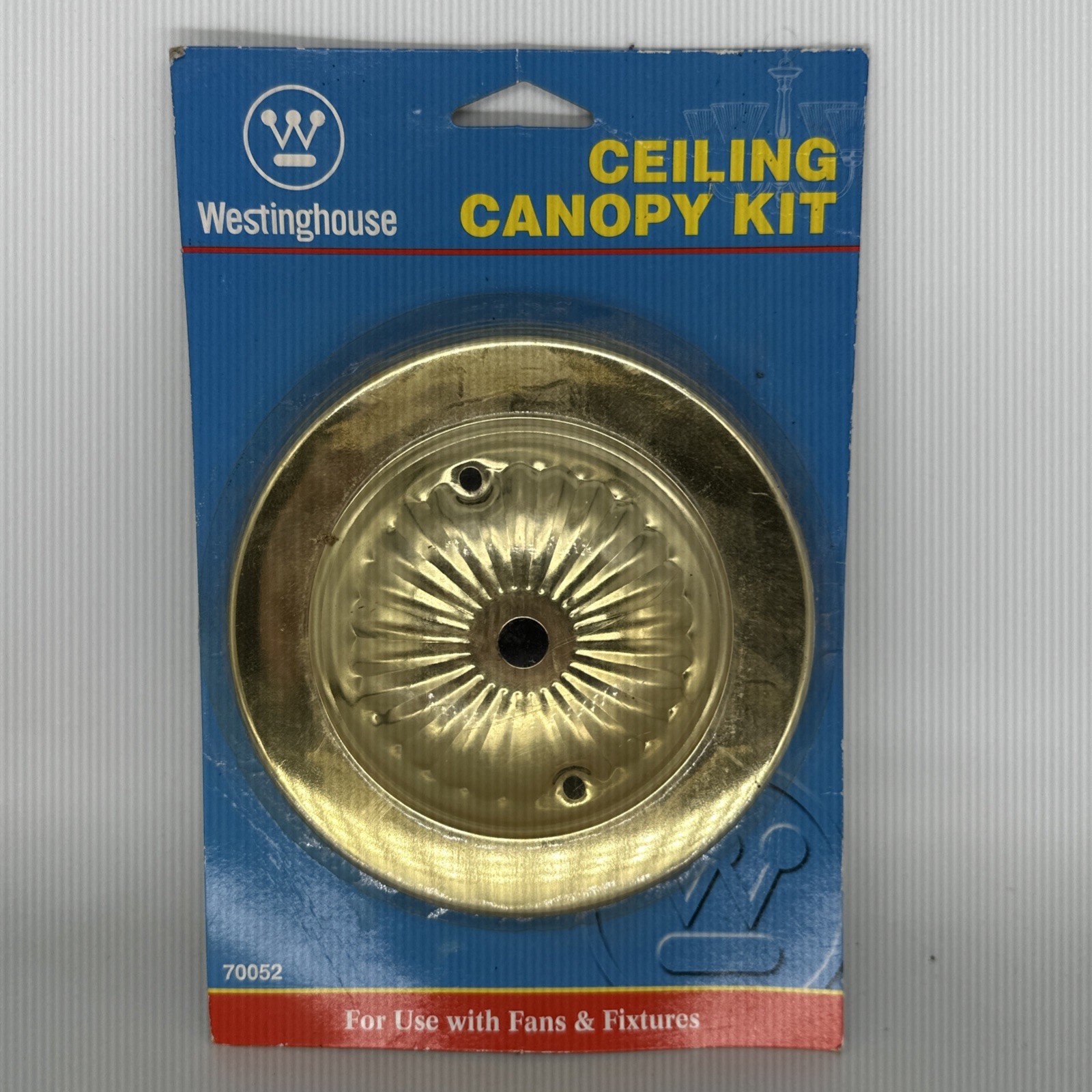 Westinghouse 7005200 Brass Traditional Canopy Kit 50 lb. Load Rating