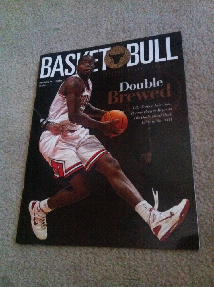 Chicago Bulls BasketBull Magazine Program Derrick Rose Brewer Volume 21 Issue 4