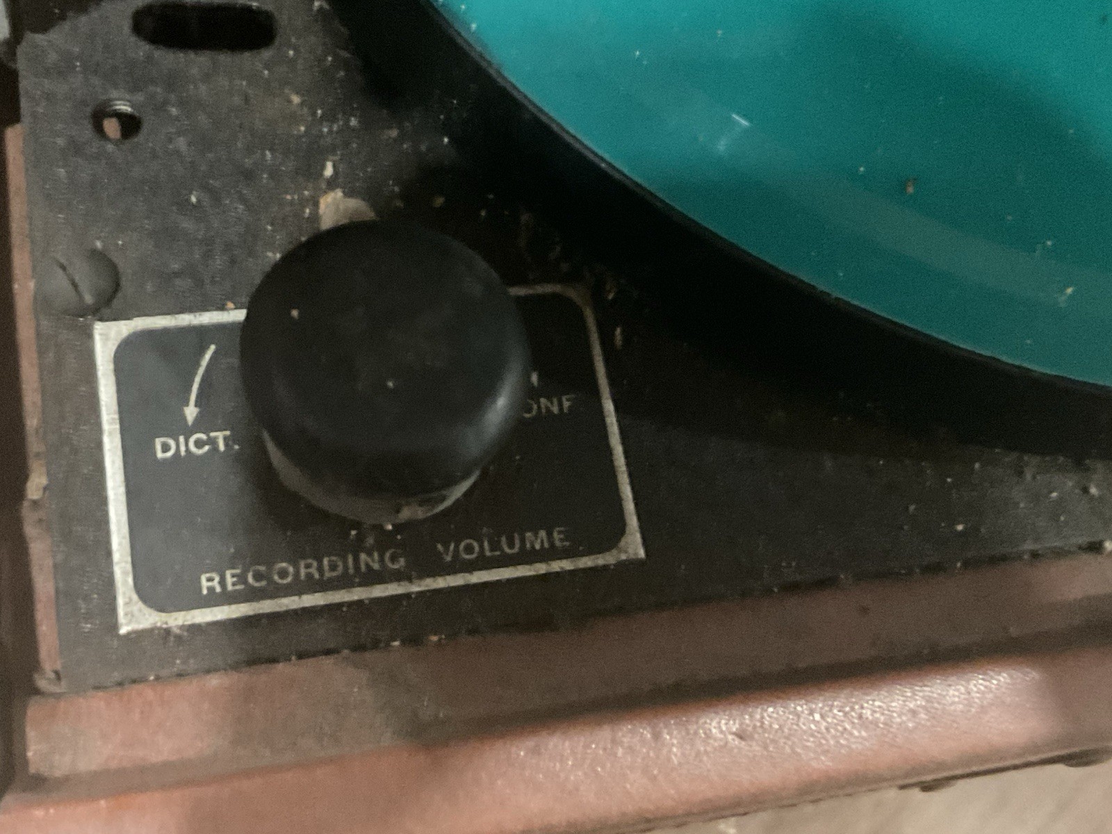 Vintage 1940s Sound Scriber Record Playback Disk Dictation Machine Dictaphone