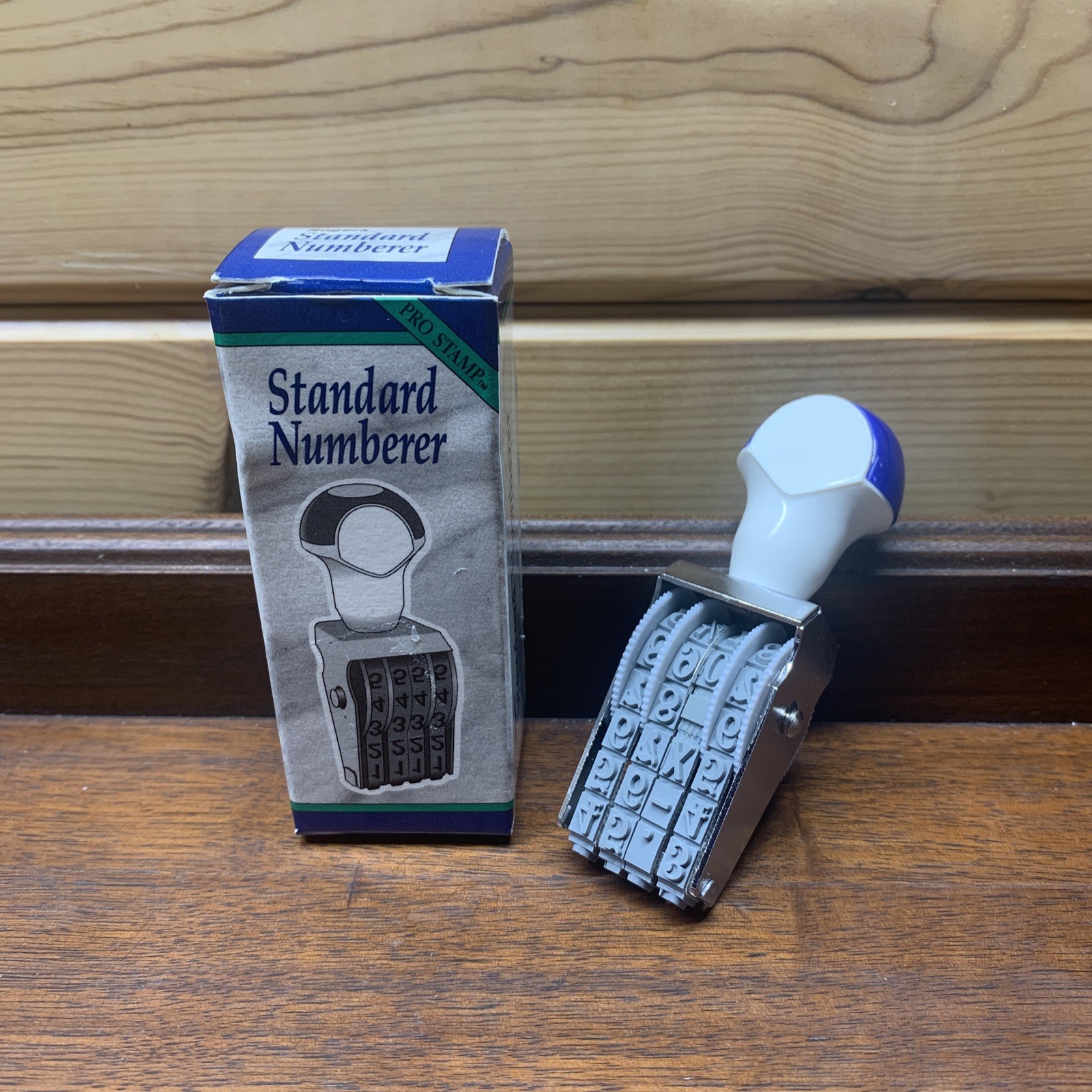New W.T. Rogers Standard Numbered Stamp Size 2  4-Band  #01546