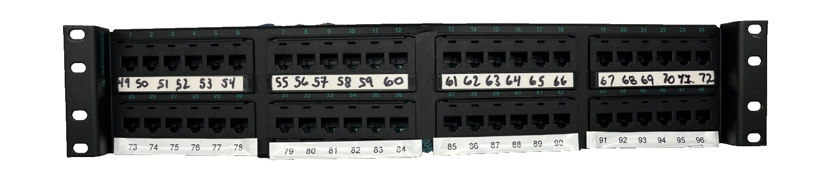 Ortronics Clarity 6 Cat6 48-Port Angled Patch Panel OR-PHA66U48-Pre Owned