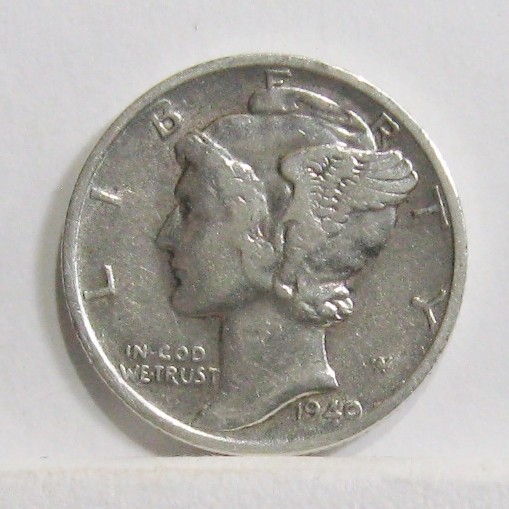 1940-S MERCURY DIME VF+++ Details. $1.75 ebay Shipping available to $20 value