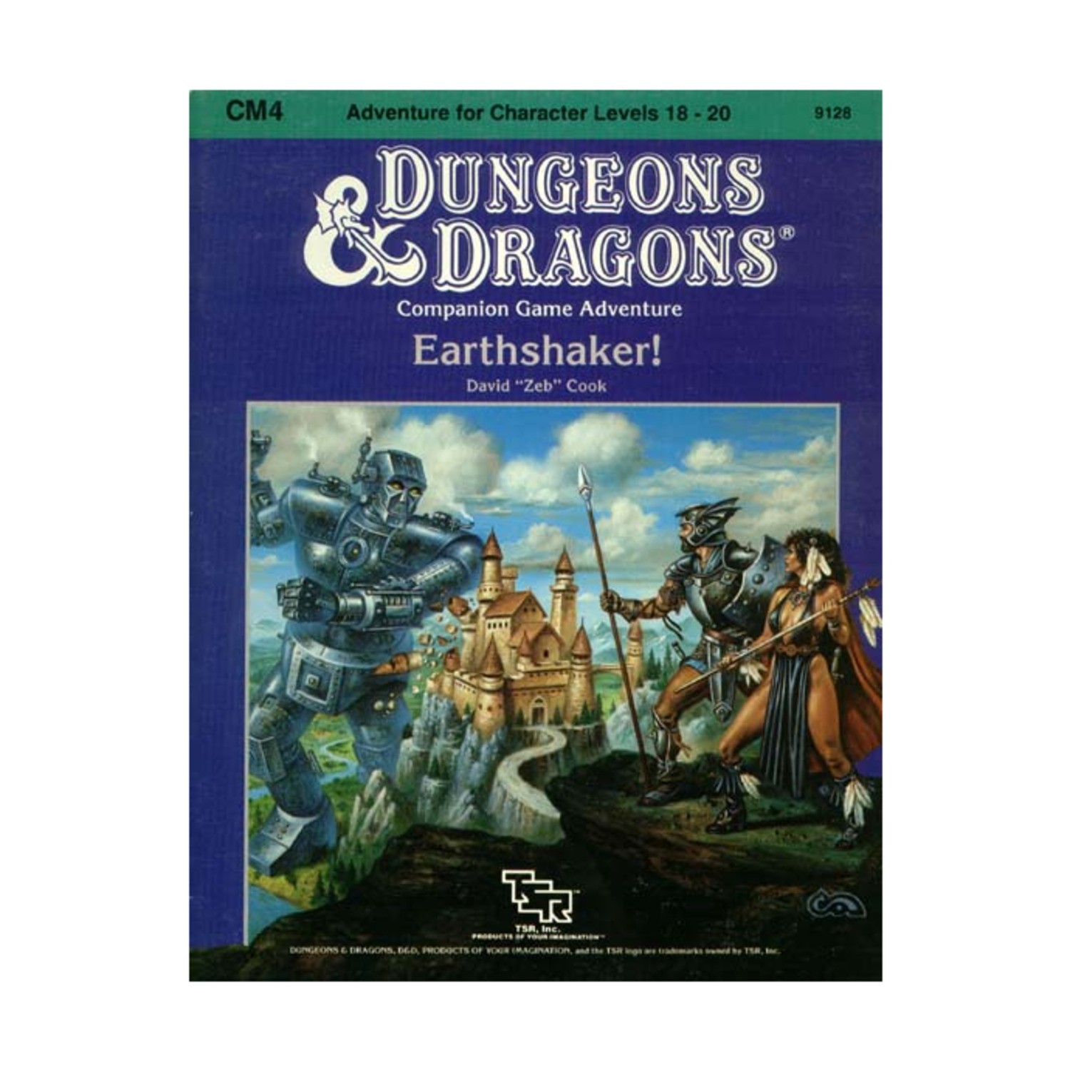 TSR Basic D&D Earthshaker! VG+