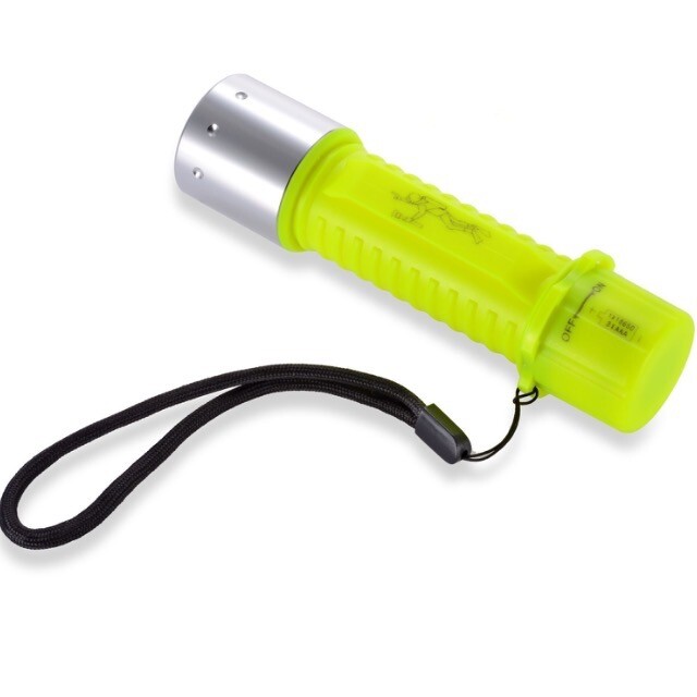 Diving Flashlight Scuba Dive Light Waterproof Underwater LED Torch Light