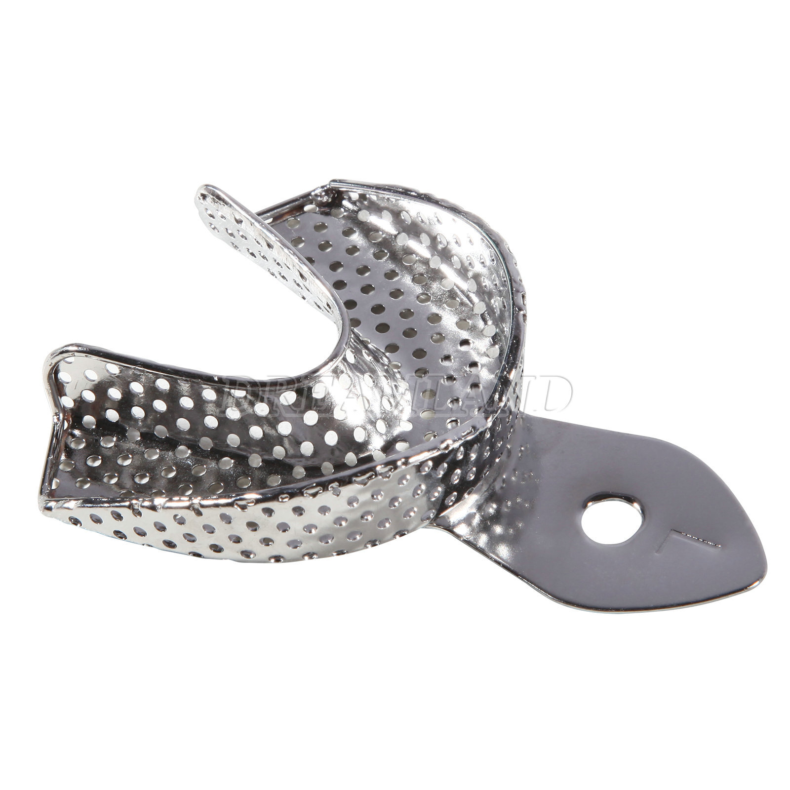 Dental Autoclavable Metal Impression Trays Perforated Stainless Steel S M L 6 Pc
