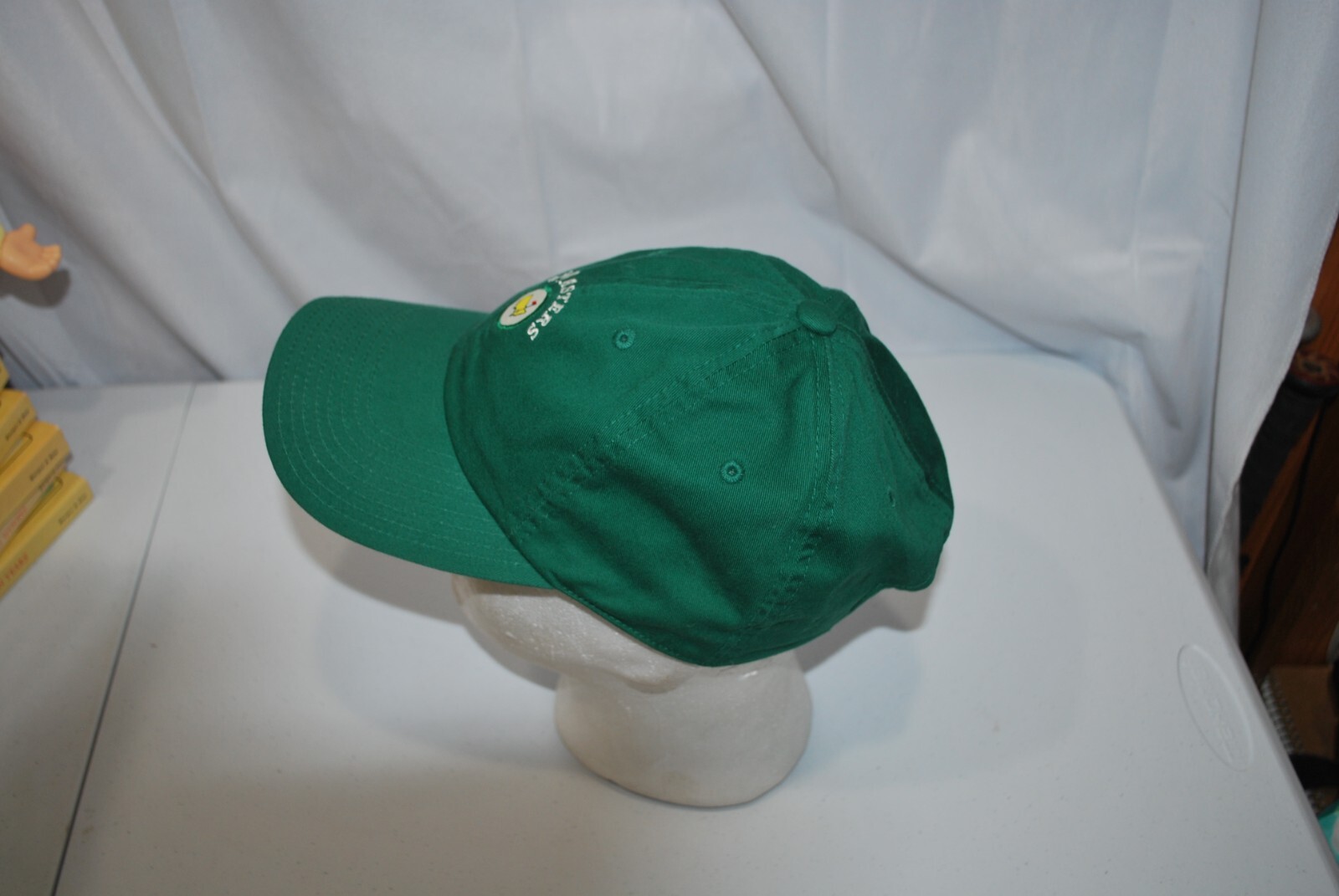 Vintage American Needle Masters Hat Cap Green One Size Adjustable Hat Cap.
