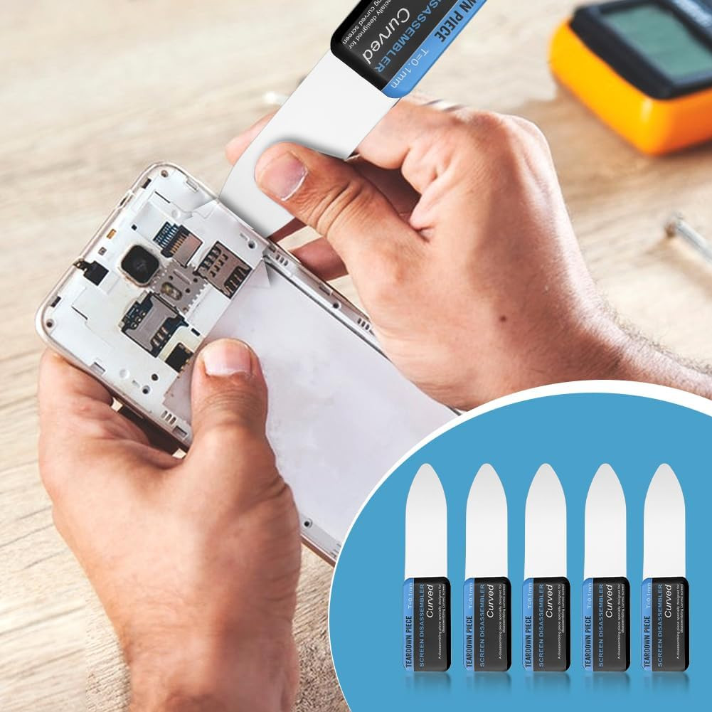 5Pcs Separate Screen Disassembler Pry Tool, Ultra-Thin 0,1Mm Professional Stainl