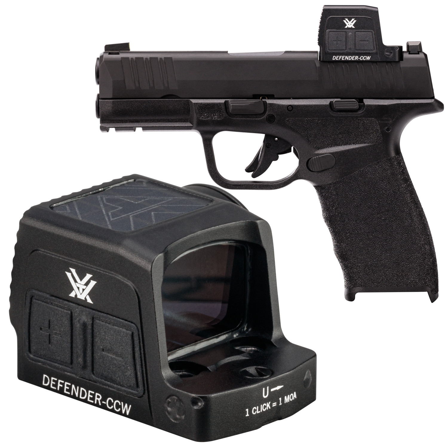Vortex Optics Defender-CCW Enclosed Solar 3 MOA Dot/32 MOA Circle Micro Red Dot