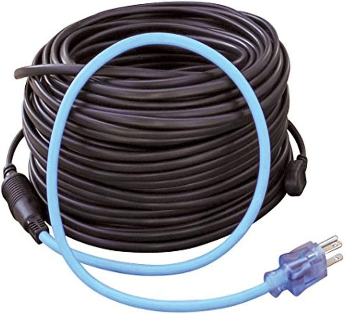 Clear Power 100ft Roof & Gutter Deicing Kit, 500W, 2ft 18/3 SJTW Cord...