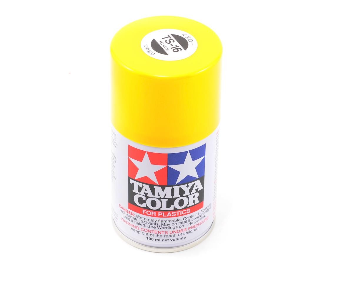 Tamiya TS-16 Yellow Lacquer Spray Paint (100ml) [TAM85016]