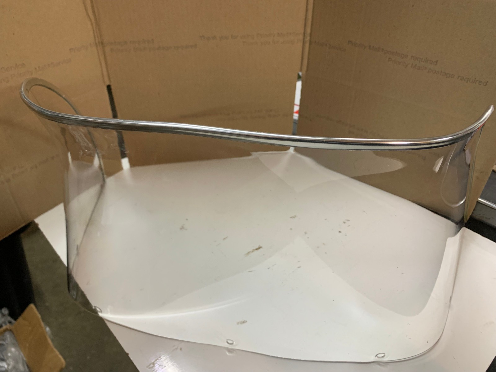OEM Rupp Snowmobile Windshield 1976-78 Rally, Sport #38745 NEW OLD STOCK
