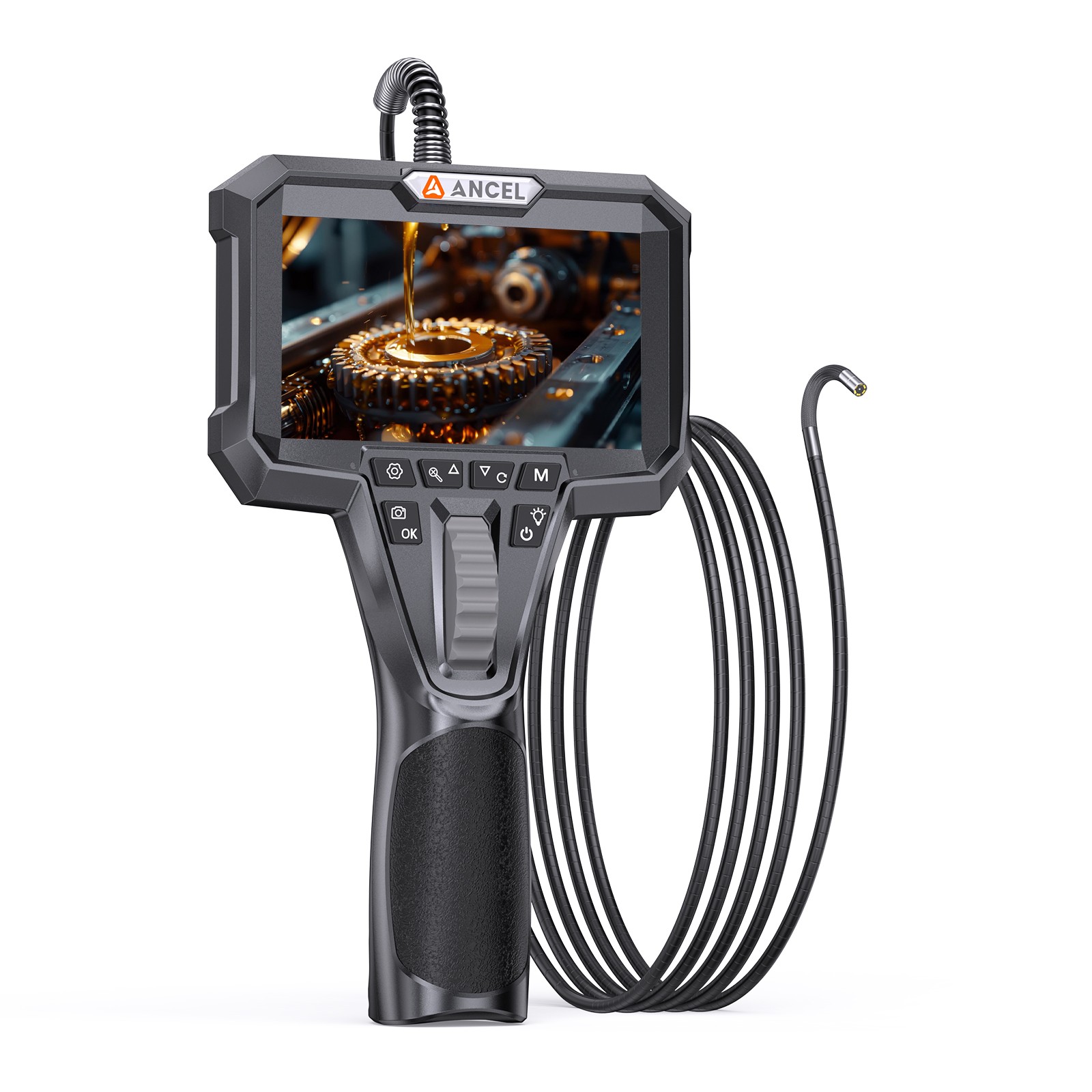 1080P HD 3.9MM Two-way 210° Articulating Inspection Endscope Camera Borescope