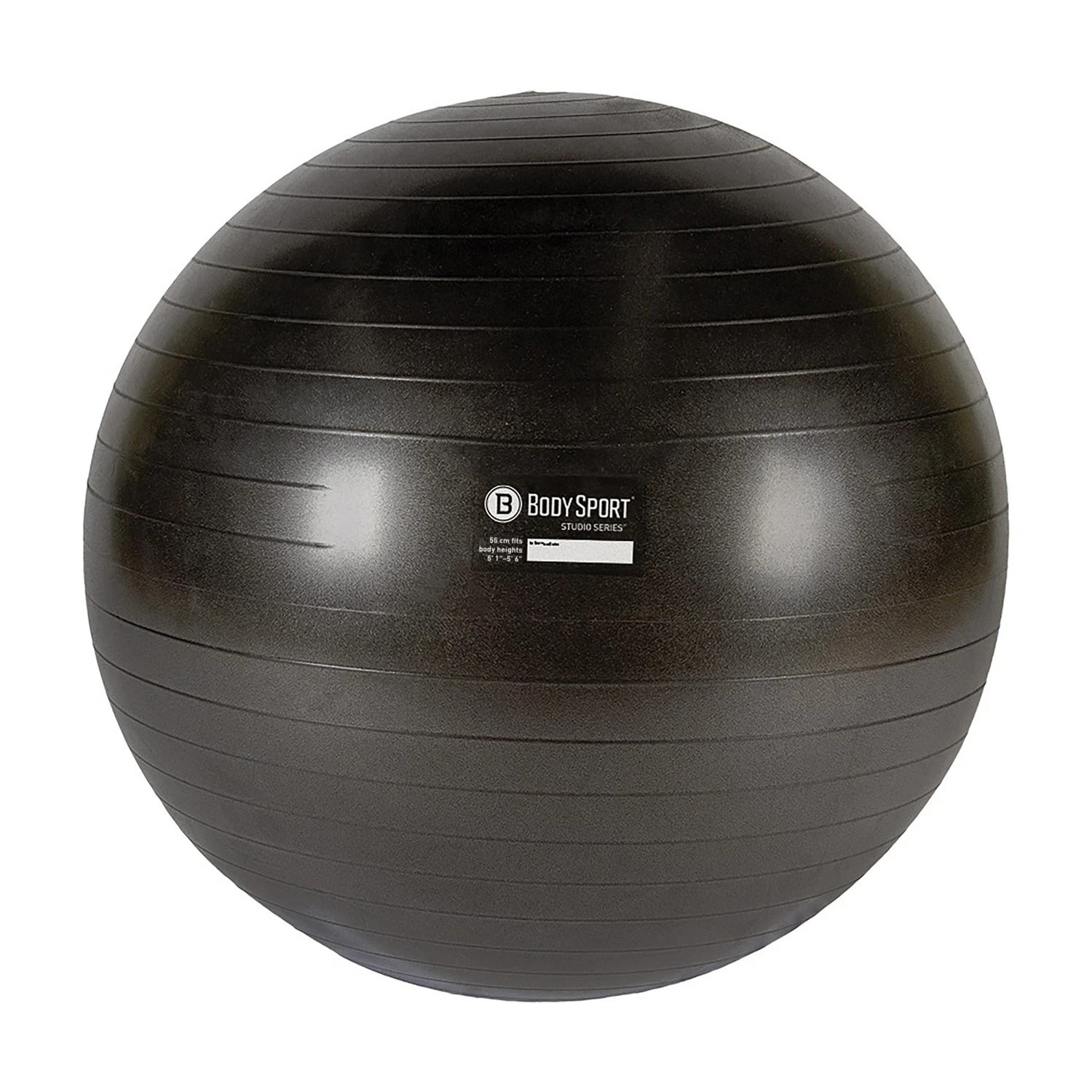 BRAND NEW Body Sport Studio Series Charcoal Fitness Ball - 55cm FREE SHIPPING