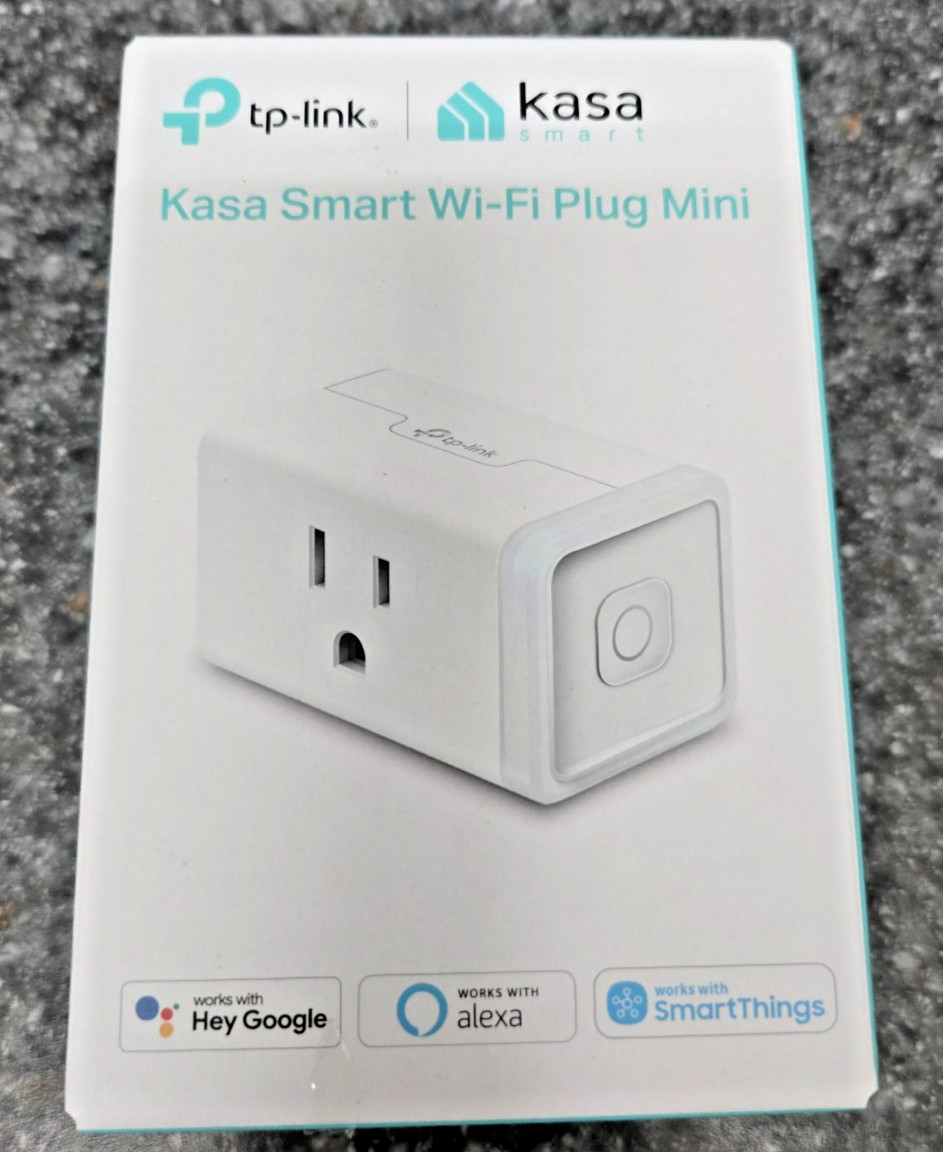 TP-Link, Kasa Smart WiFi Plug Mini, HS105 Smart Outlet, Alexa Google, New Sealed