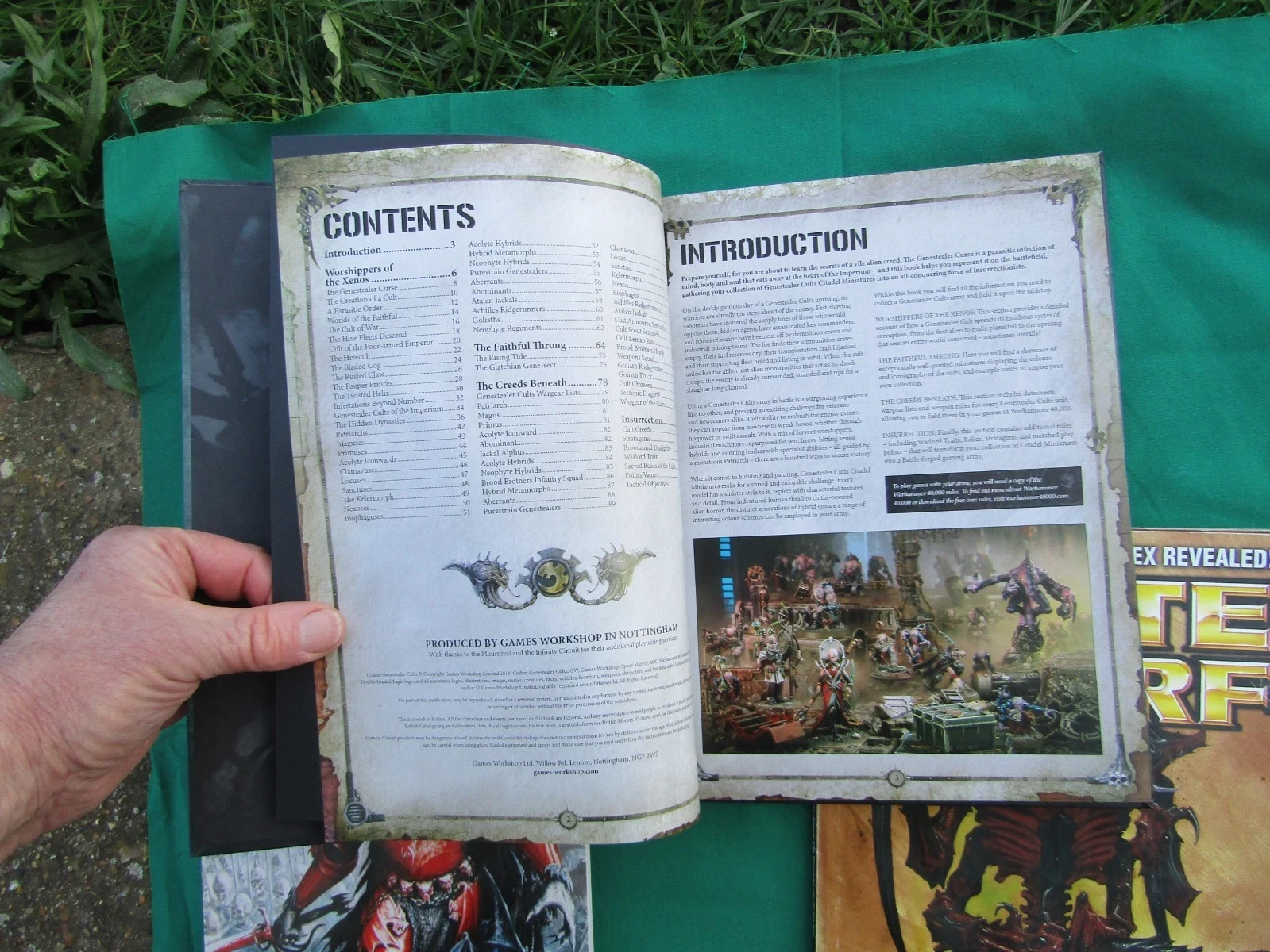 3Kg Warhammer Codex BUNDLE Genestealer Cults 40K Mags + Fantasy Art Book JOB LOT