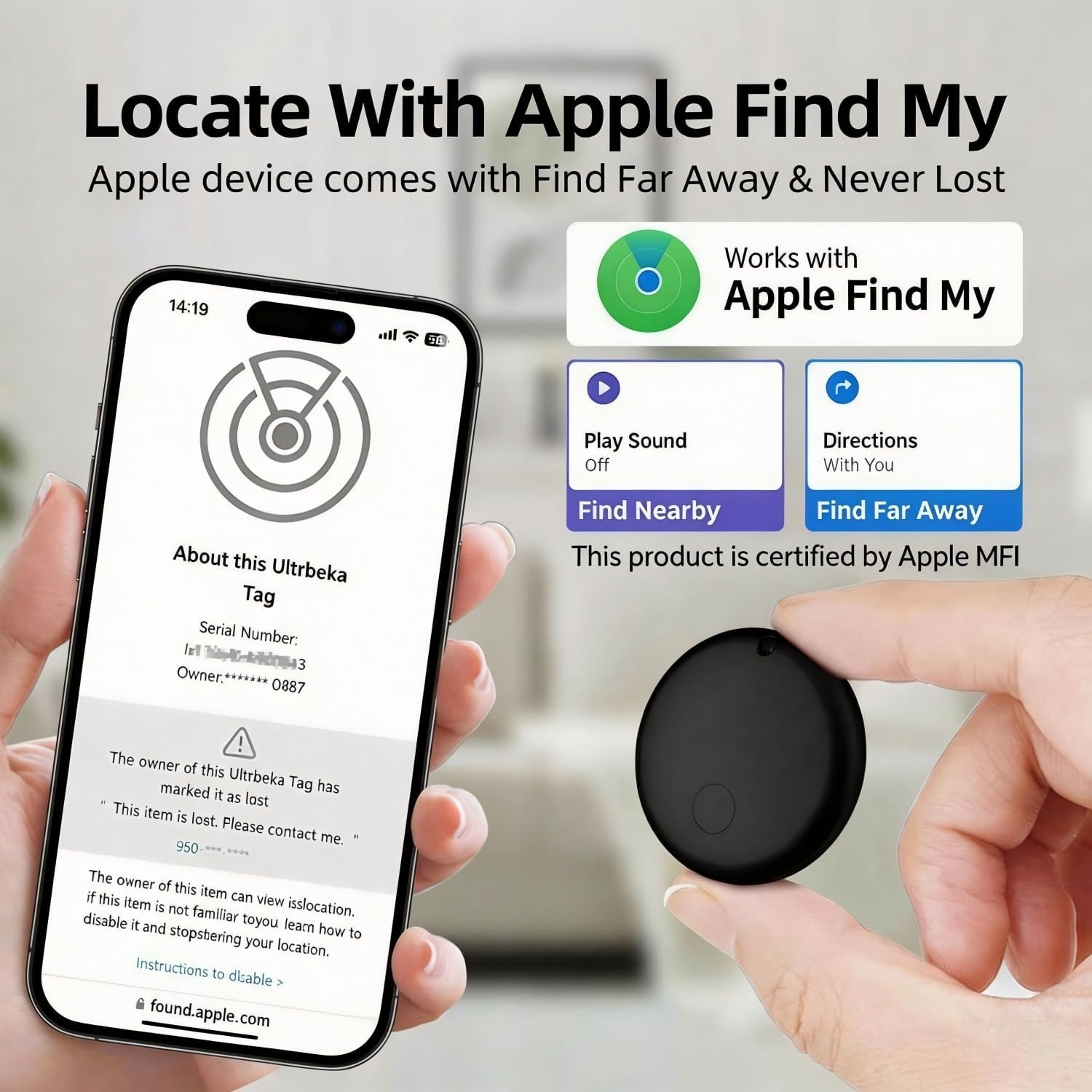 GPS Tracker for Vehicles - No Subscription Tracker Device for Vehicles, No Mo...