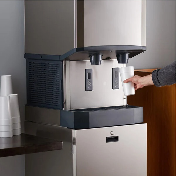 Scotsman HID540A-1 Meridian® 21 1/4" Air Cooled Nugget Ice Machine with 40 lb. B