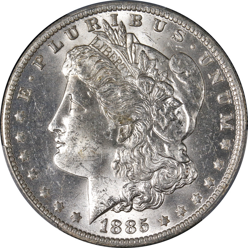 1885-O Morgan Silver Dollar PCGS MS63 Great Eye Appeal Strong Strike - STOCK