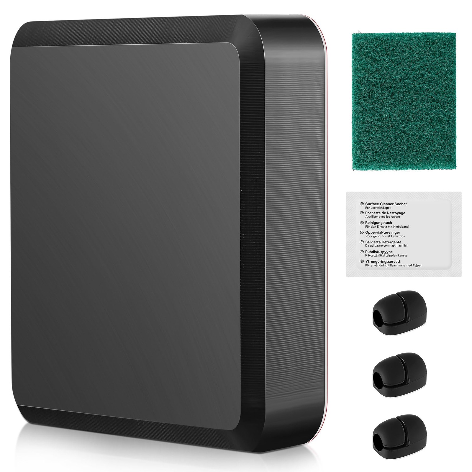 Saillong Transducer Mounting Plate Kit, 25mm 6.5 x 4.7 Inch, Black