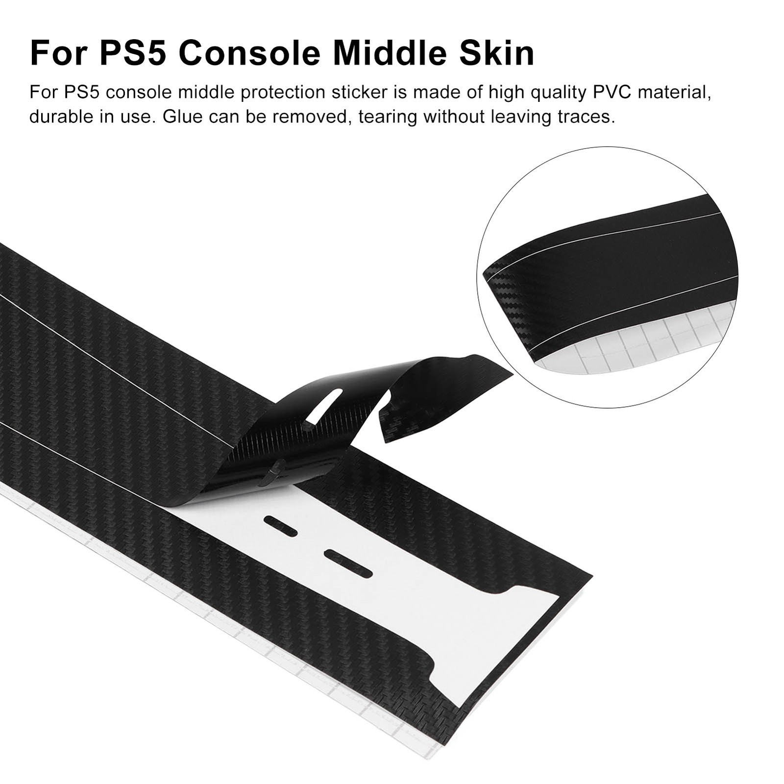 For Console Middle Skin Integral Scratch Resistant Middle Strip Sticker NMNH