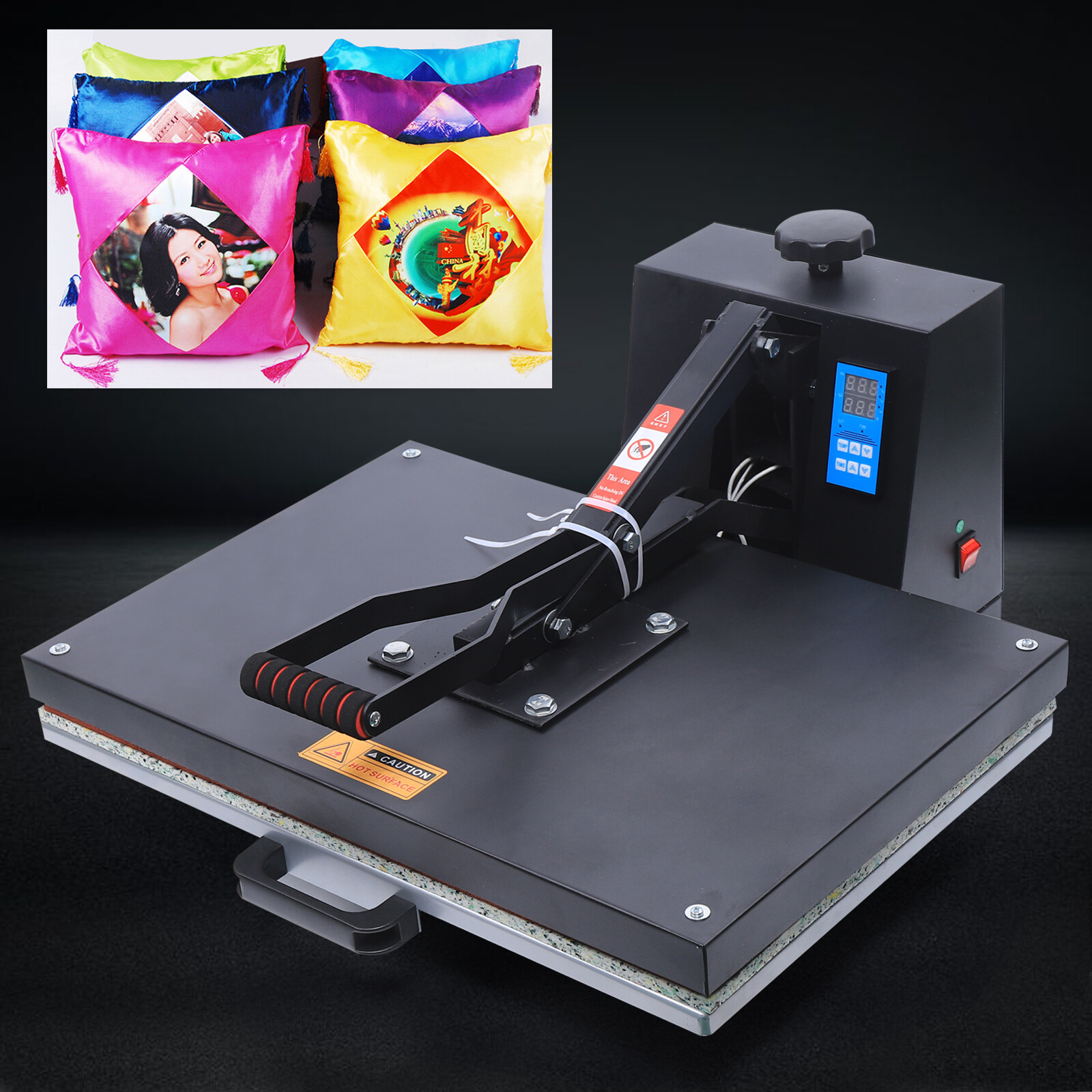 16*24" Large Size Heat Press Machine 1800W Digital T-shirt Sublimation Transfer