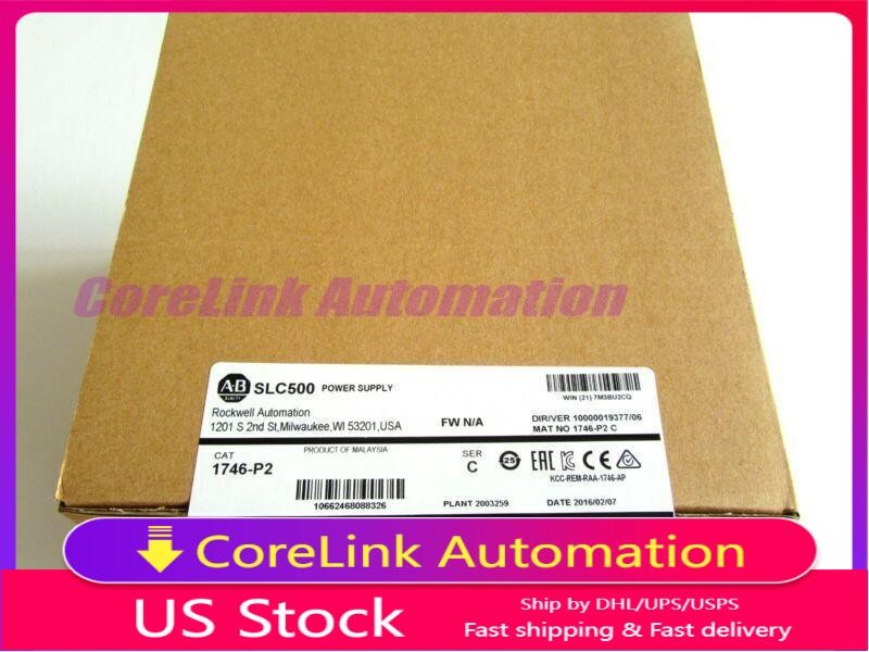 New Original Factory Sealed Allen Bradley 1746-P2 ** Chassis Power Supply PLC