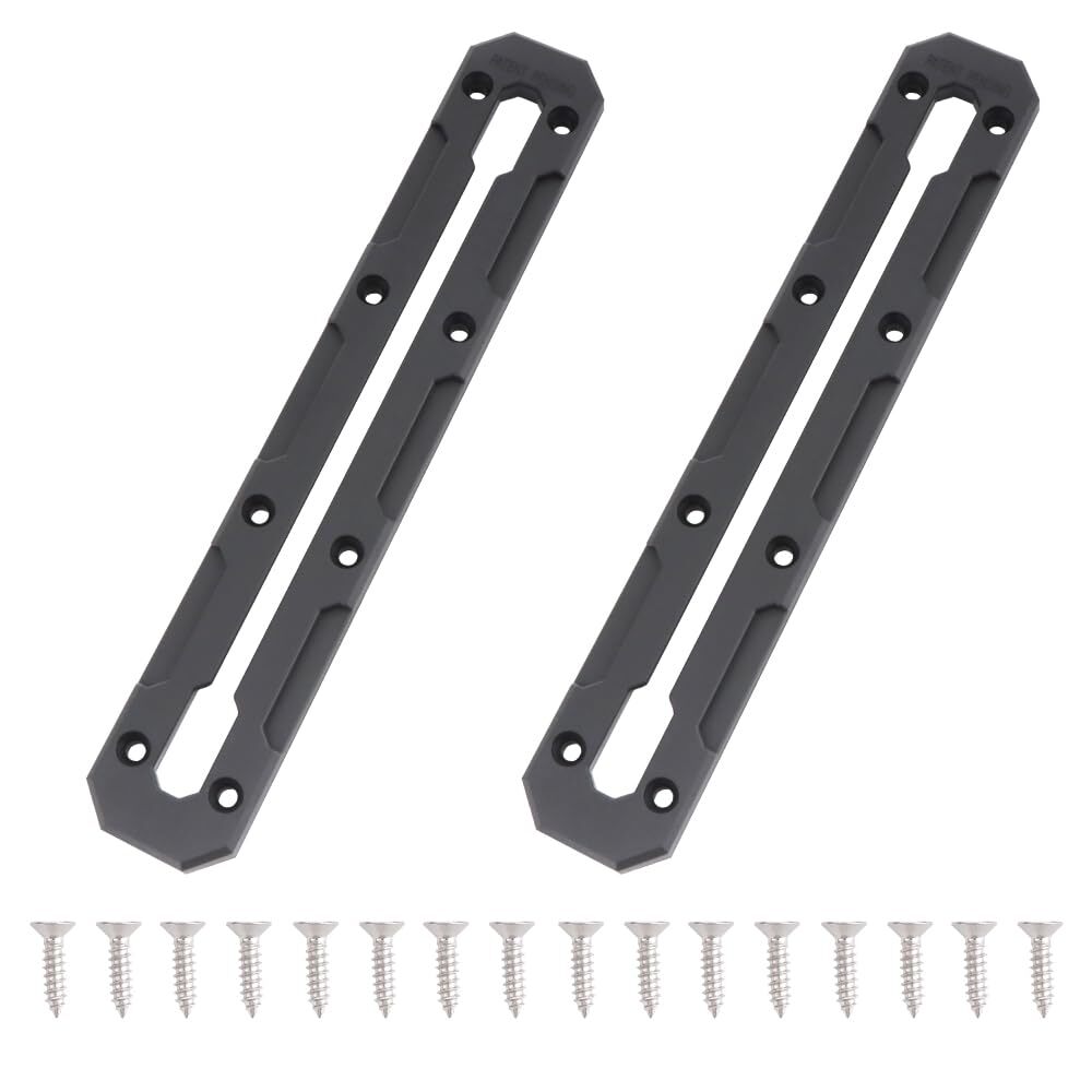 2 Pcs 10.4" Low Profile Track Kayak Track for Fishing Rod Holder Kayak Gear T...