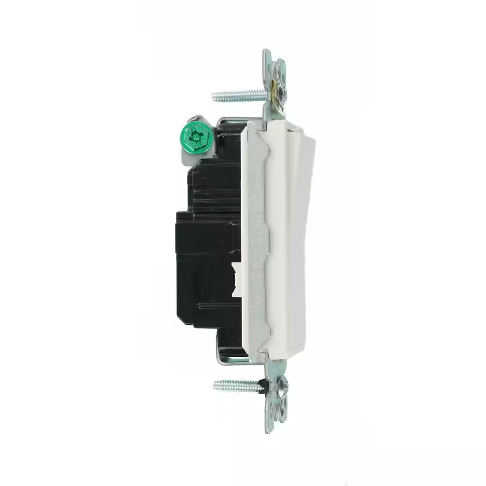 Decora 15 Amp Single-Pole Switch White