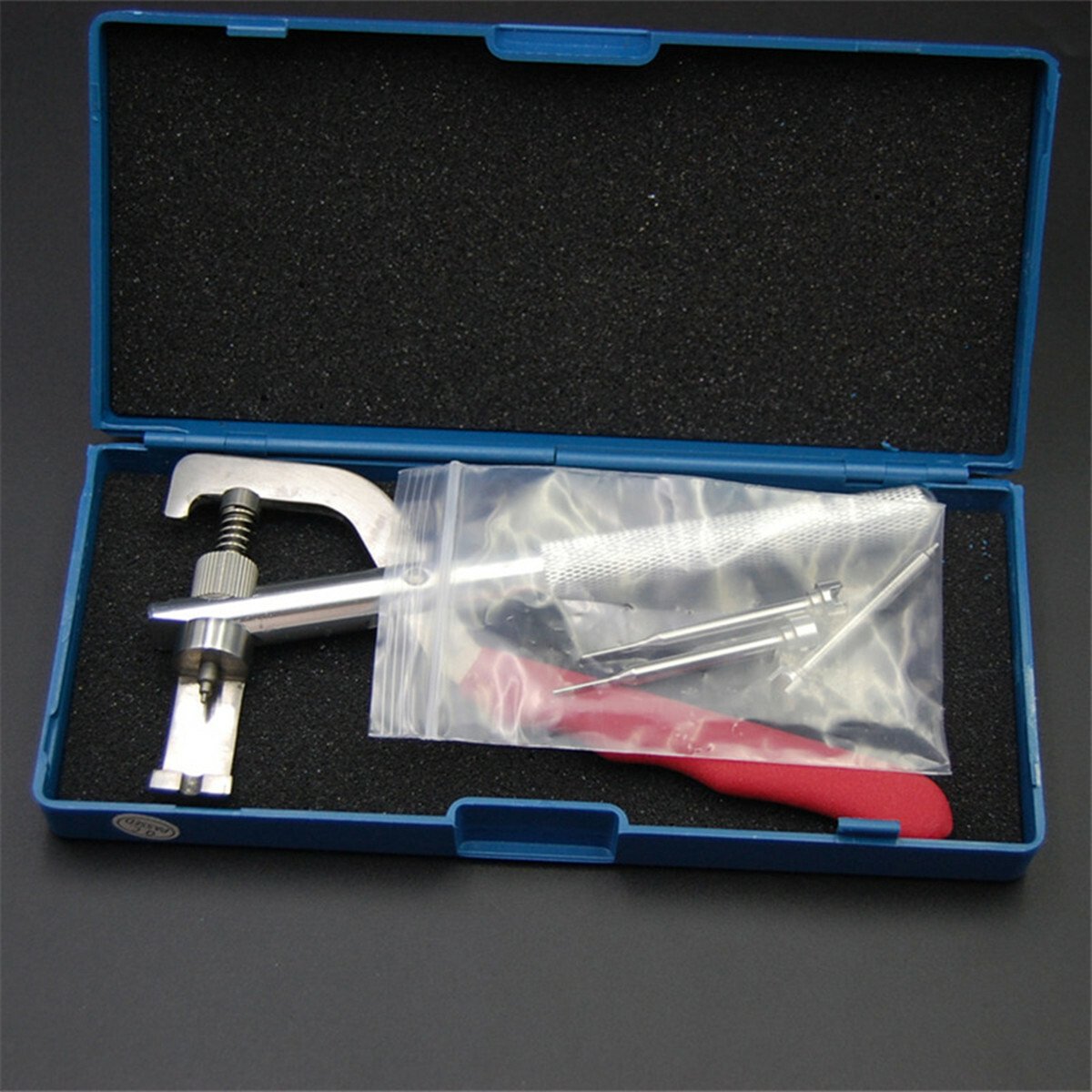 Car Key Blade Remote Pin Disassembling Plier Lock Tools Kit W/Box Accessories