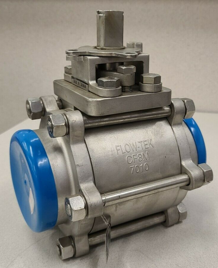 FLOWTEK 3 "  STAINLESS STEEL WELD BALL VALVE SERIES 7000 1000 WOG 316SS TMF-1600