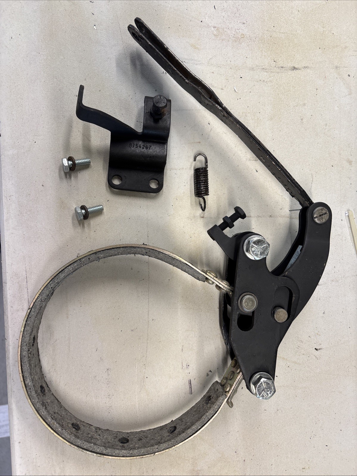 M-151 A1 A2 Complete Parking Brake Assembly with New Band & Hardware (OEM)