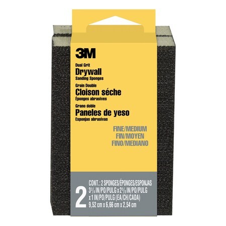 3M 19093 Drywall Sndg Spng19093, 2.625"X3.75", Pk12