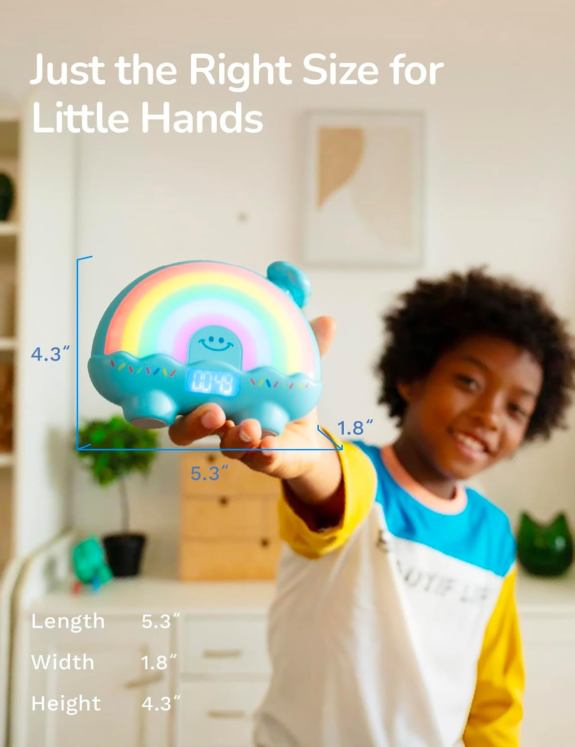 Timer Pal, Rainbow Visual Timer for Kids/Adults, 0-99 Minutes Light Timer | Rech
