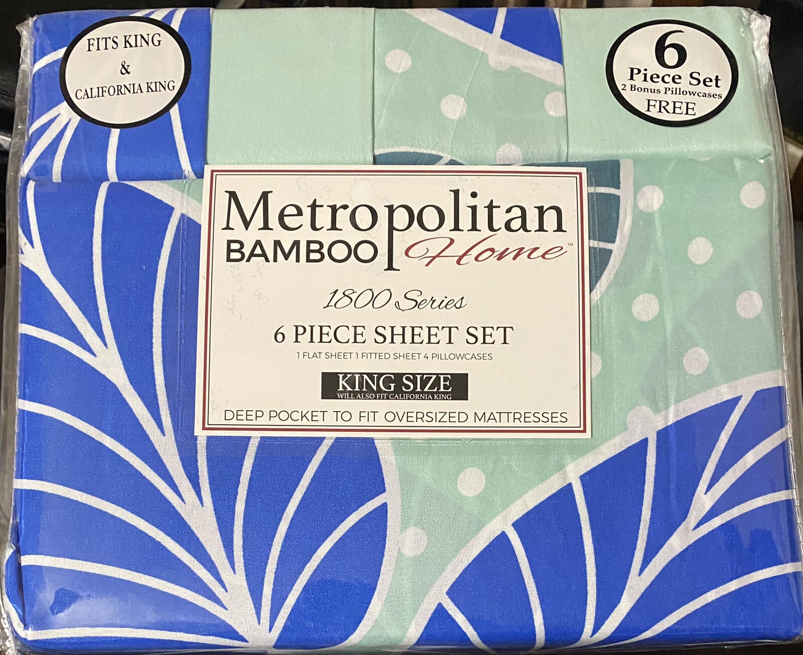 King Size Metropolitan Bamboo 6pc Sheet Set
