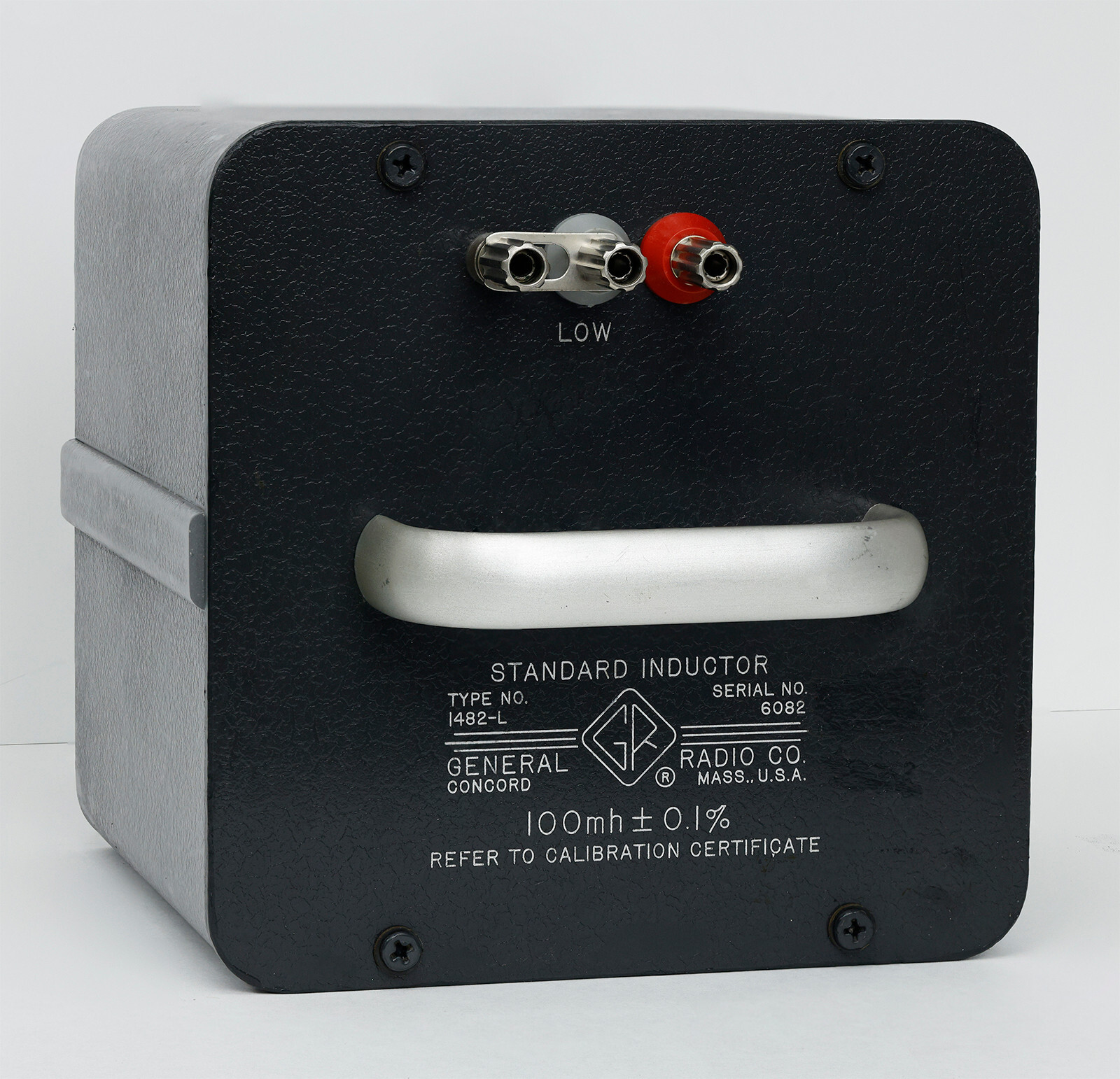 GR General Radio, GenRad IET Labs 1482-L Standard Inductor 100 mH 1482L 0.1%