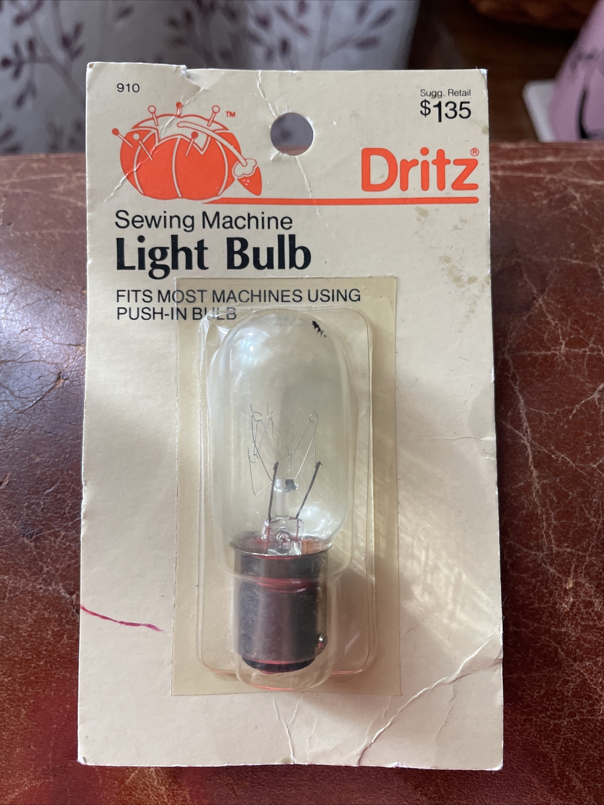 Dritz Sewing Machine Push-In Light Bulb-Push-In Base