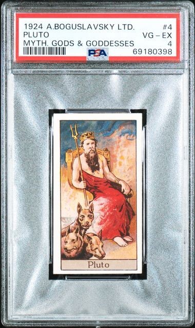 1924 A.BOGUSLAVSKY LTD MYTH. GODS & GODDESSES #4 PLUTO PSA 4 VG-EX