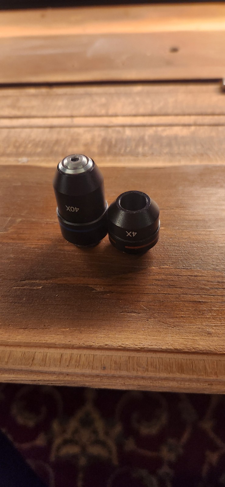 Amscope M162c Replacement Lenses 4x And 40x Used Good Condition Free Shipping
