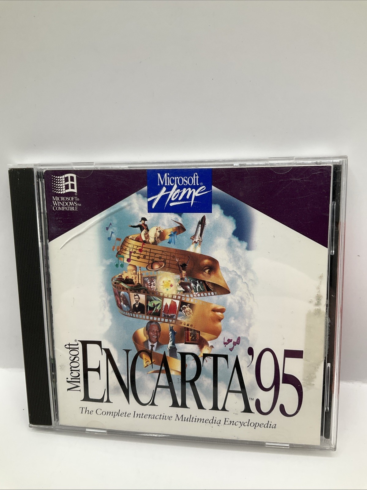Microsoft Home Encarta 95 Vintage CD ROM Interactive Encyclopedia Manual