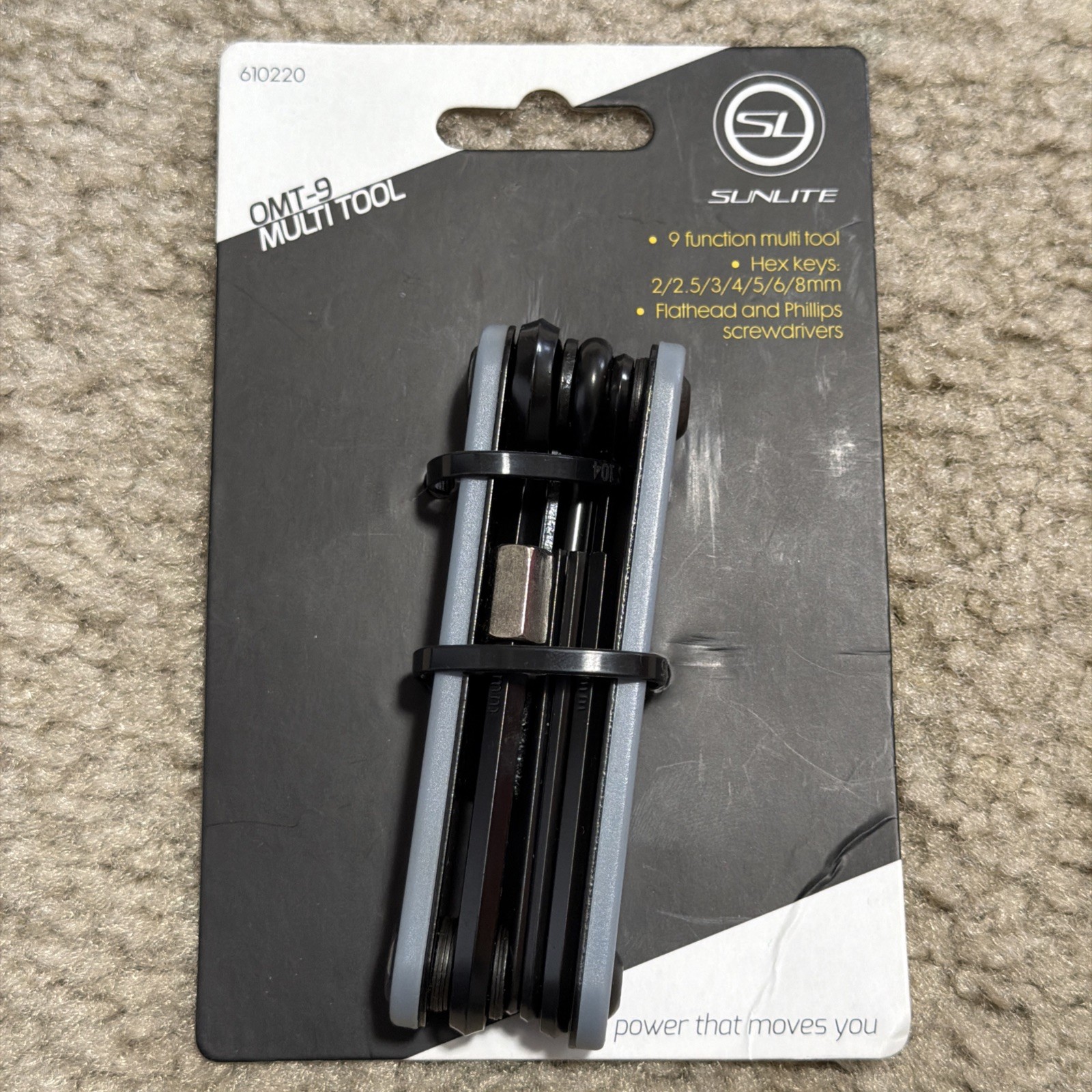 Sunlite OMT-9 Multi Tool Tool Multi Sunlt Omt-9 Hex/screw Driver Gy