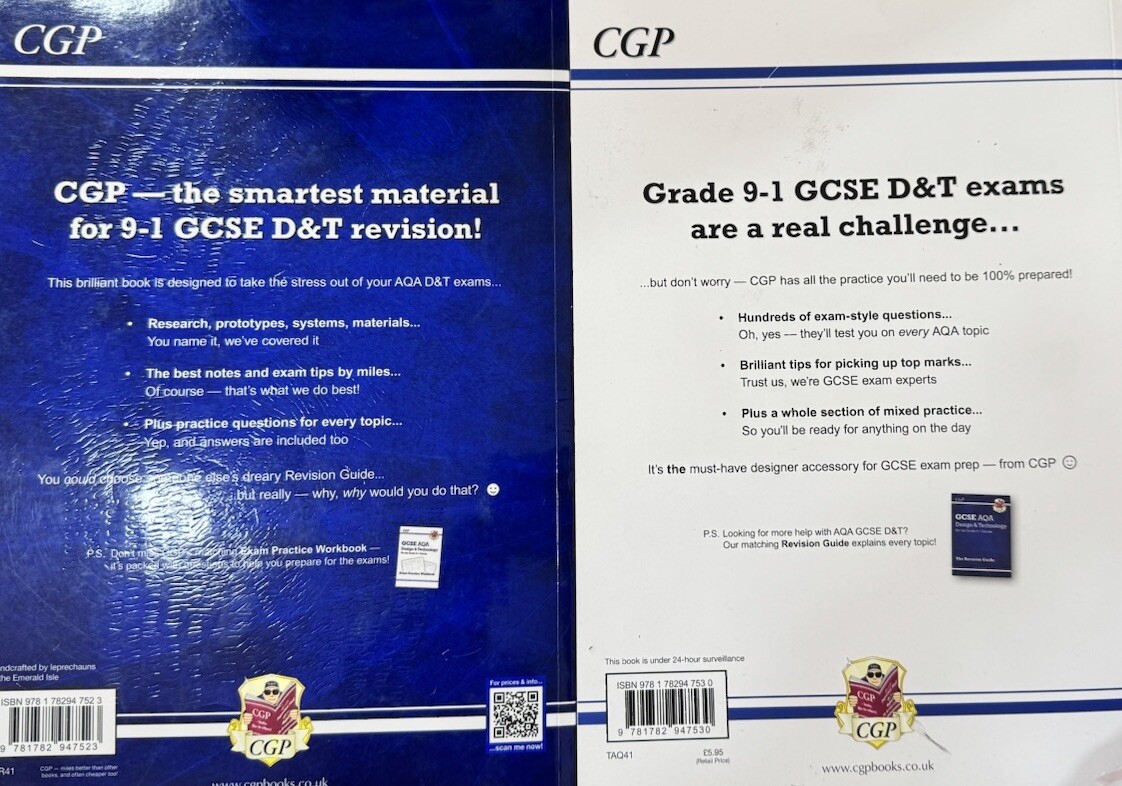 CGP GCSE AQA (Grade 9-1) Design and Technology revision guide