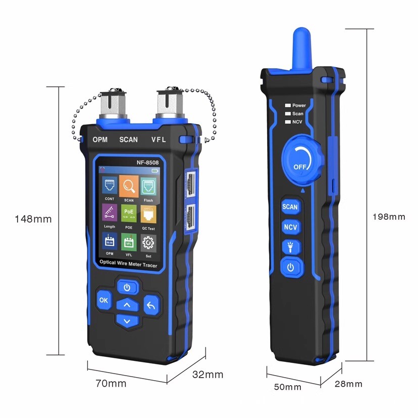 NF-8508 Network Cable Tester ,Power Meter Tester LAN Optical Meter Cable Tracker