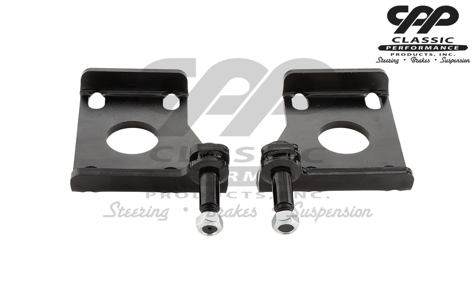 1955-57 CHEVY BELAIR SEDAN LEAF SPRING TIE PLATES W/ SHOCK STUDS
