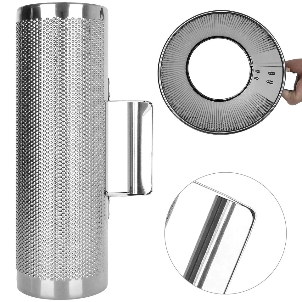 12" x 4" Metal Guiro Instrument with Scraper, Stainless Steel Guiro Shaker, S...