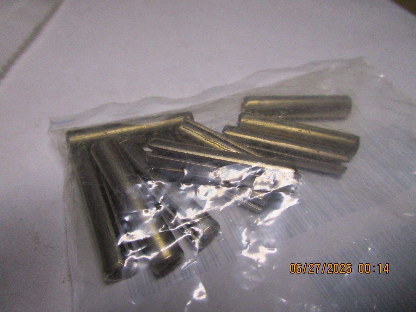 1/4" x 1-1/4" 420 Stainless Steel Slotted Spring Pin QTY 10